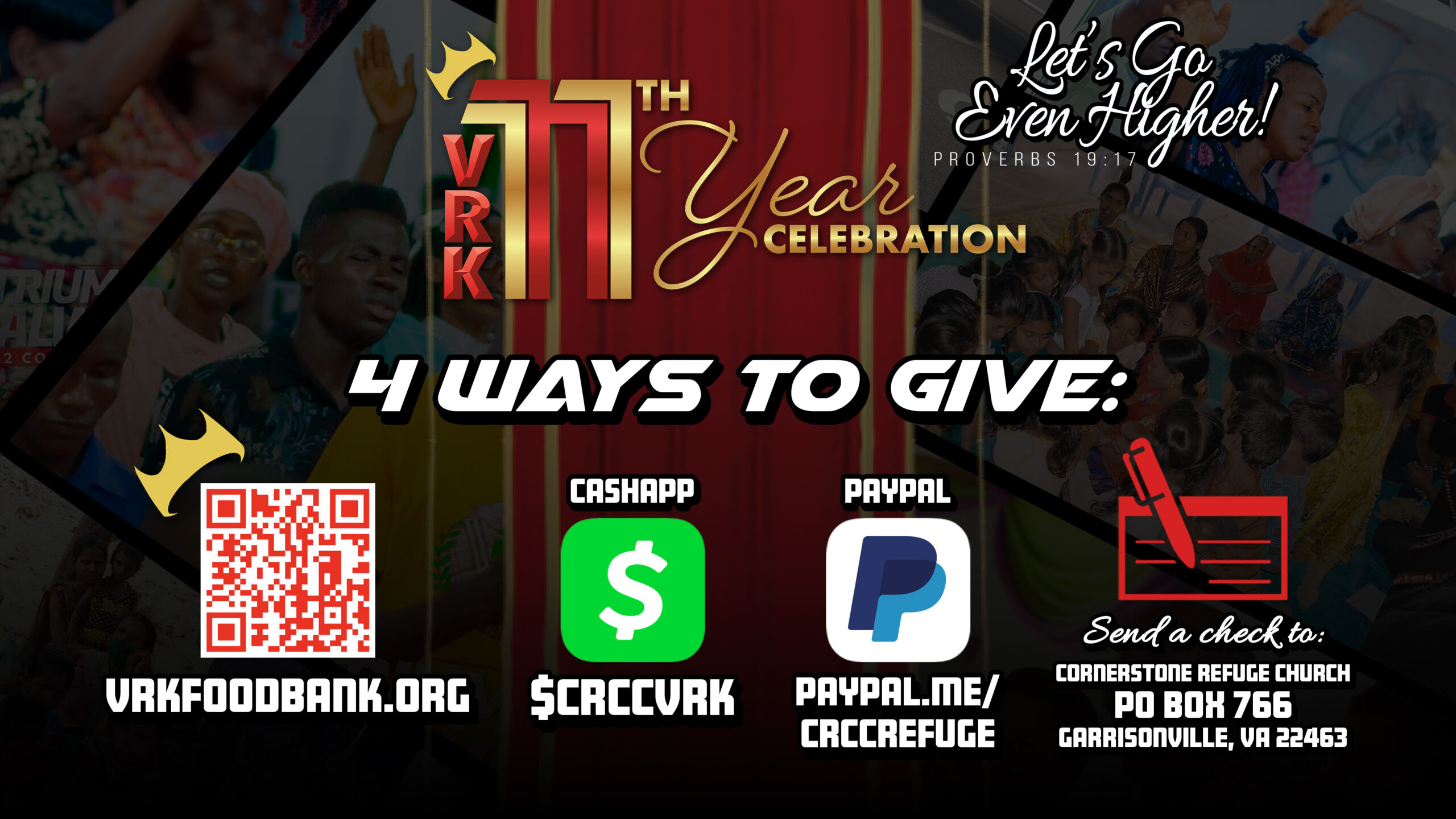 VRK Ways to Give